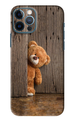 Teddy Wooden iPhone 12 Pro Back Skin Wrap
