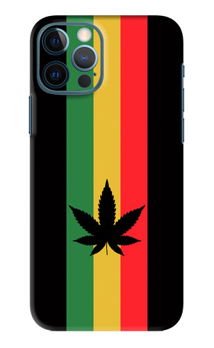 Weed Flag iPhone 12 Pro Back Skin Wrap