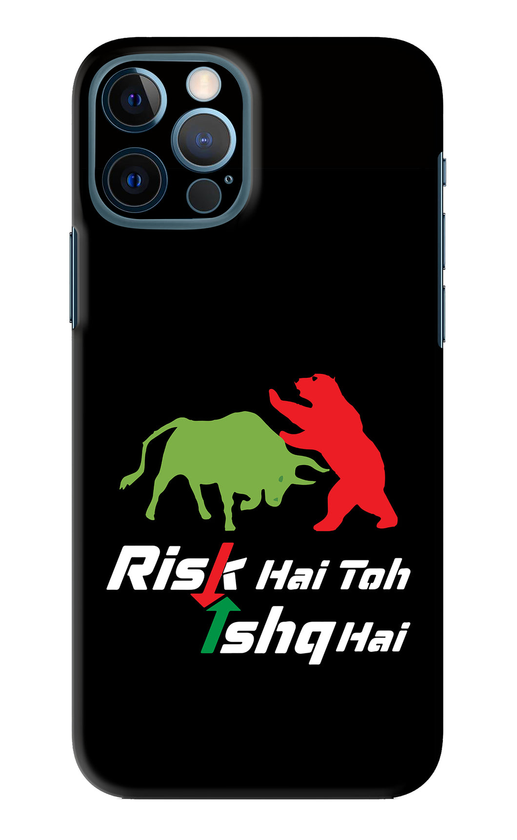 Risk Hai Toh Ishq Hai iPhone 12 Pro Back Skin Wrap