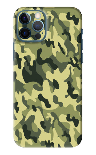 Camouflage iPhone 12 Pro Back Skin Wrap