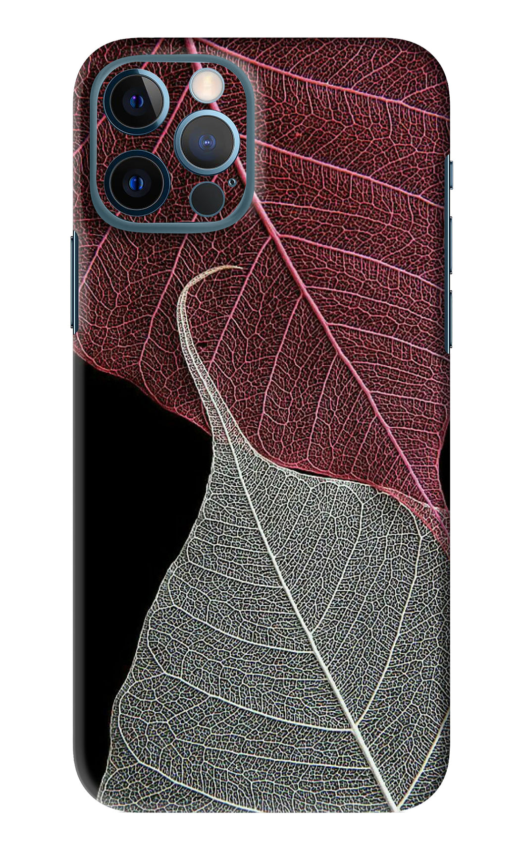 Leaf Pattern iPhone 12 Pro Back Skin Wrap