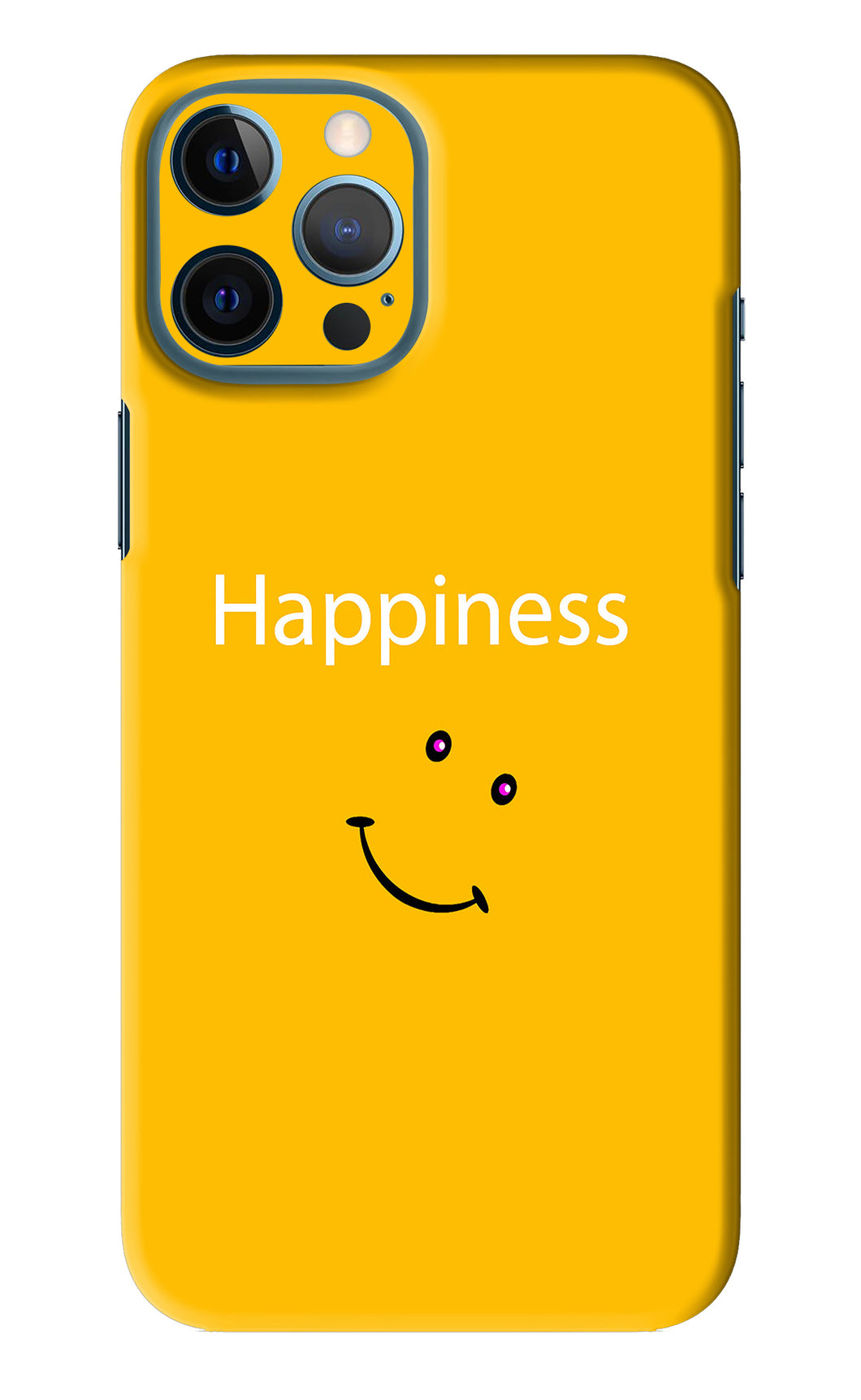 Happiness With Smiley iPhone 12 Pro Max Back Skin Wrap