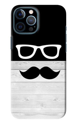 Mustache iPhone 12 Pro Max Back Skin Wrap