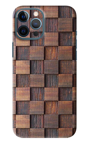 Wooden Cube Design iPhone 12 Pro Max Back Skin Wrap