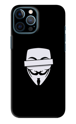 Anonymous Face iPhone 12 Pro Max Back Skin Wrap