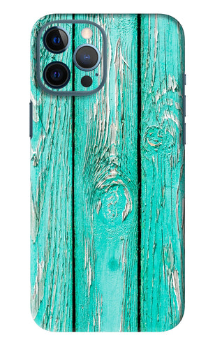 Blue Wood iPhone 12 Pro Max Back Skin Wrap