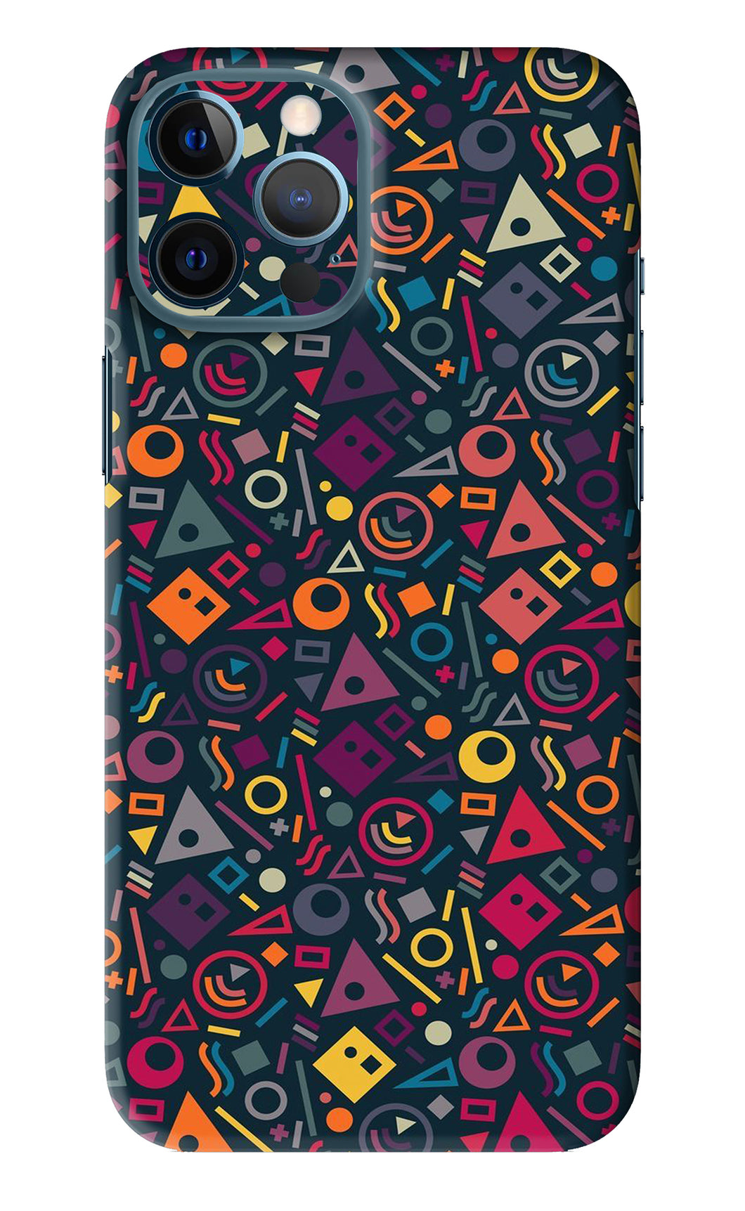 Geometric Abstract iPhone 12 Pro Max Back Skin Wrap