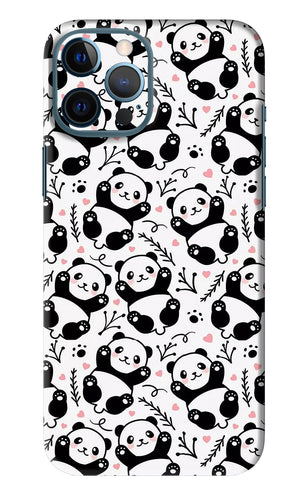 Cute Panda iPhone 12 Pro Max Back Skin Wrap