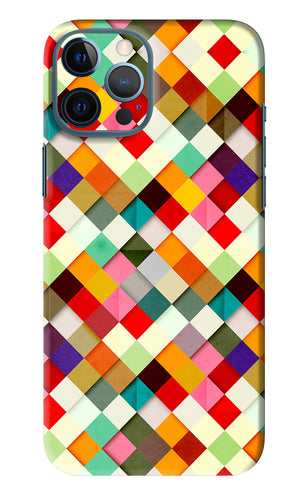 Geometric Abstract Colorful iPhone 12 Pro Max Back Skin Wrap