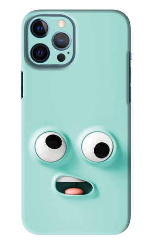 Silly Face Cartoon iPhone 12 Pro Max Back Skin Wrap