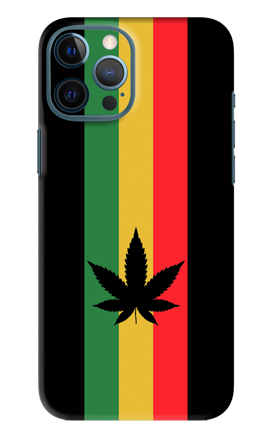 Weed Flag iPhone 12 Pro Max Back Skin Wrap