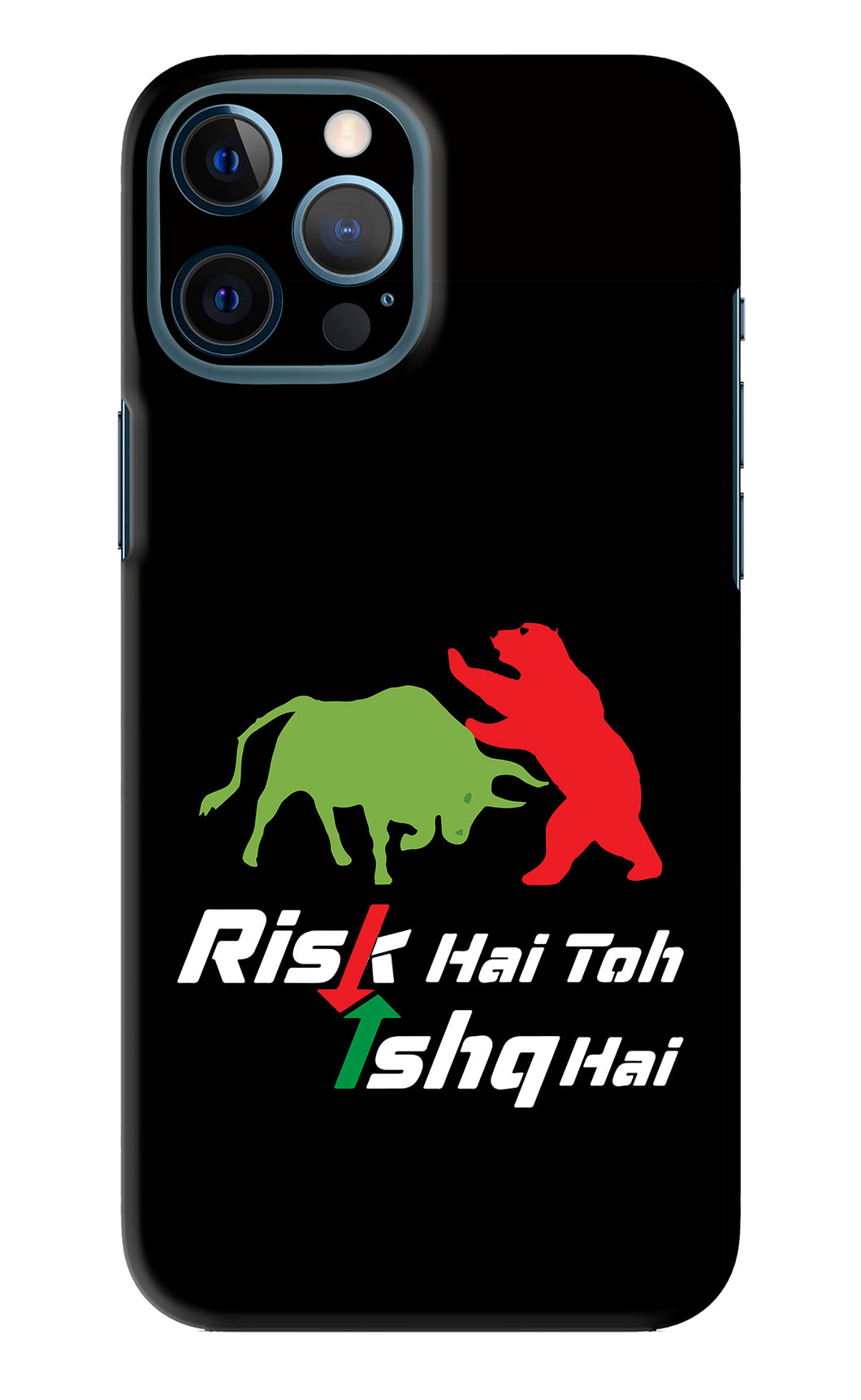 Risk Hai Toh Ishq Hai iPhone 12 Pro Max Back Skin Wrap