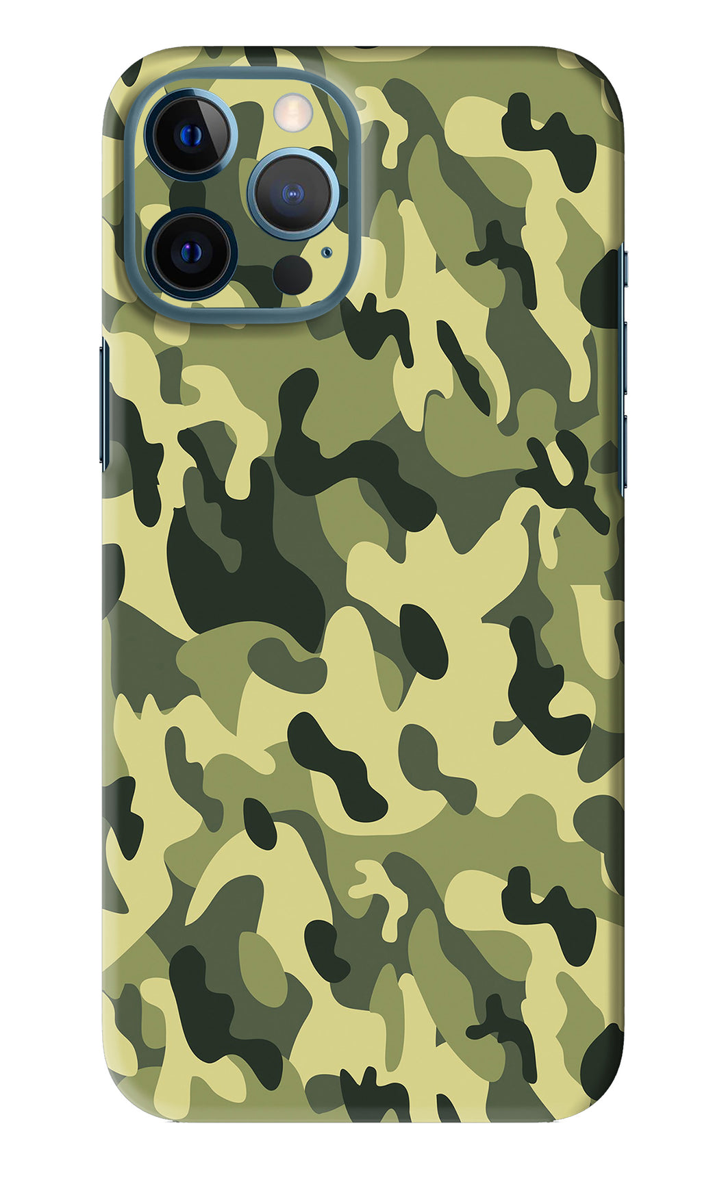Camouflage iPhone 12 Pro Max Back Skin Wrap