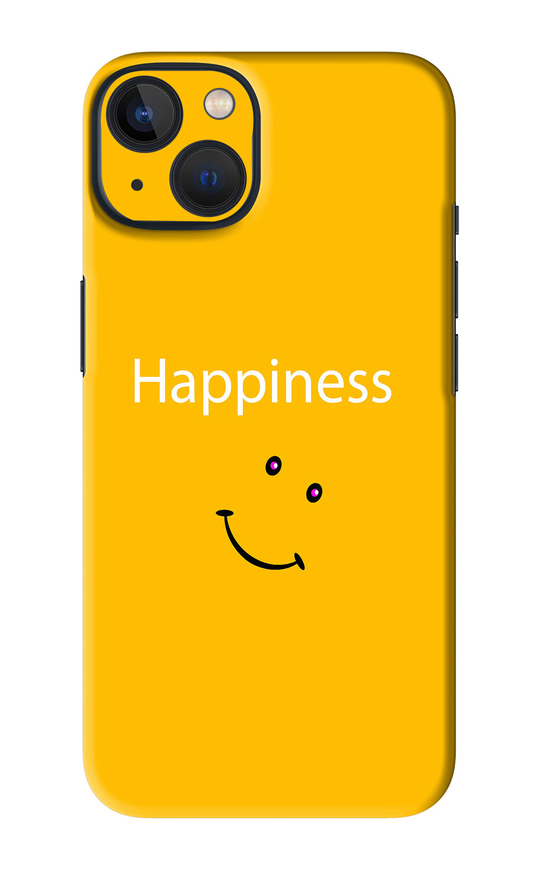 Happiness With Smiley iPhone 13 Back Skin Wrap
