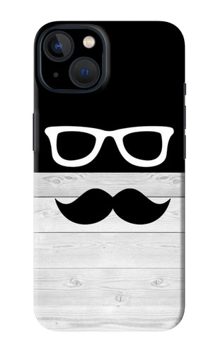 Mustache iPhone 13 Back Skin Wrap