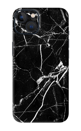 Black Marble Texture 2 iPhone 13 Back Skin Wrap