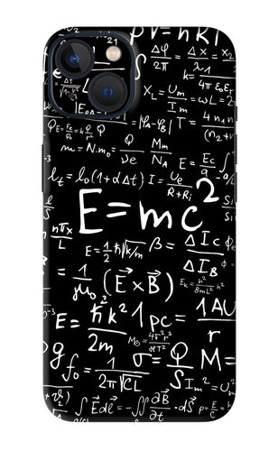 Physics Albert Einstein Formula iPhone 13 Back Skin Wrap