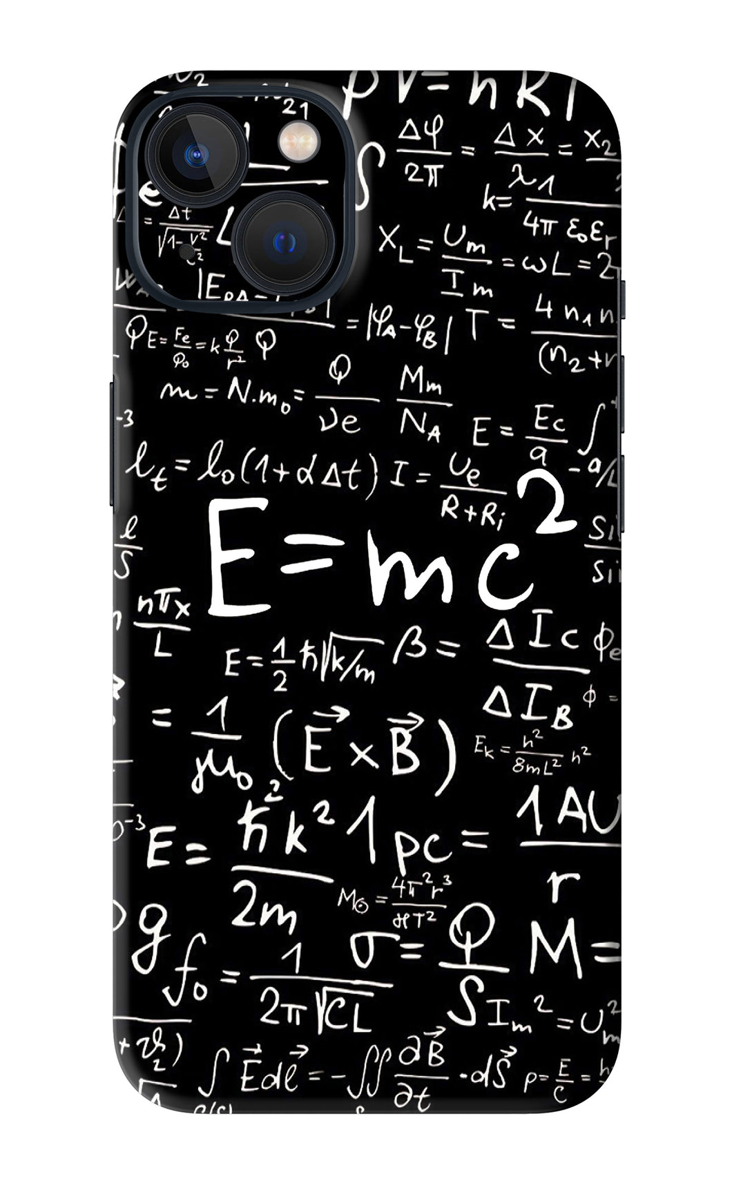 Physics Albert Einstein Formula iPhone 13 Back Skin Wrap