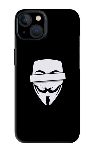 Anonymous Face iPhone 13 Back Skin Wrap