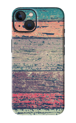 Colourful Wall iPhone 13 Back Skin Wrap