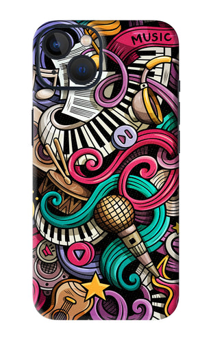 Music Abstract iPhone 13 Back Skin Wrap