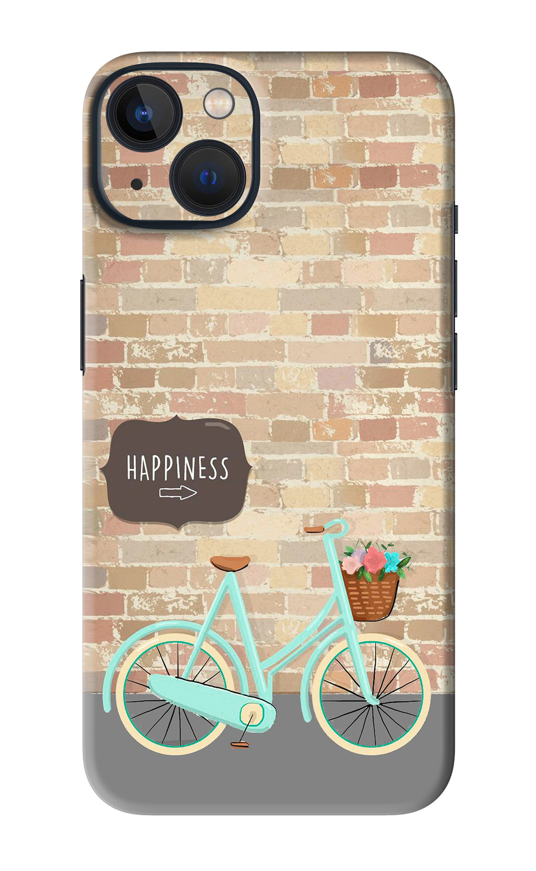 Happiness Artwork iPhone 13 Back Skin Wrap