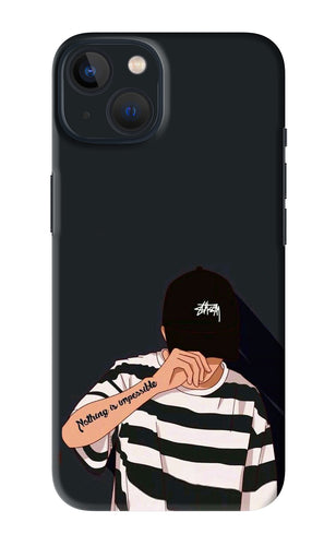 Aesthetic Boy iPhone 13 Back Skin Wrap