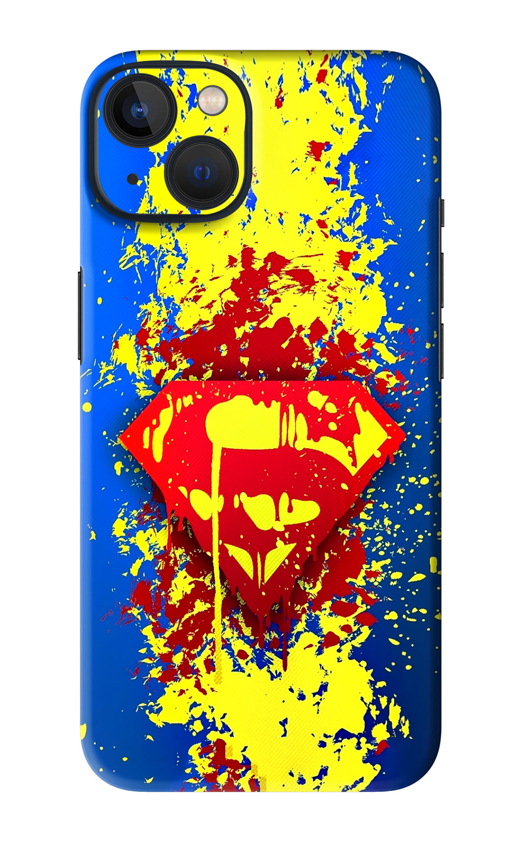 Superman logo iPhone 13 Back Skin Wrap