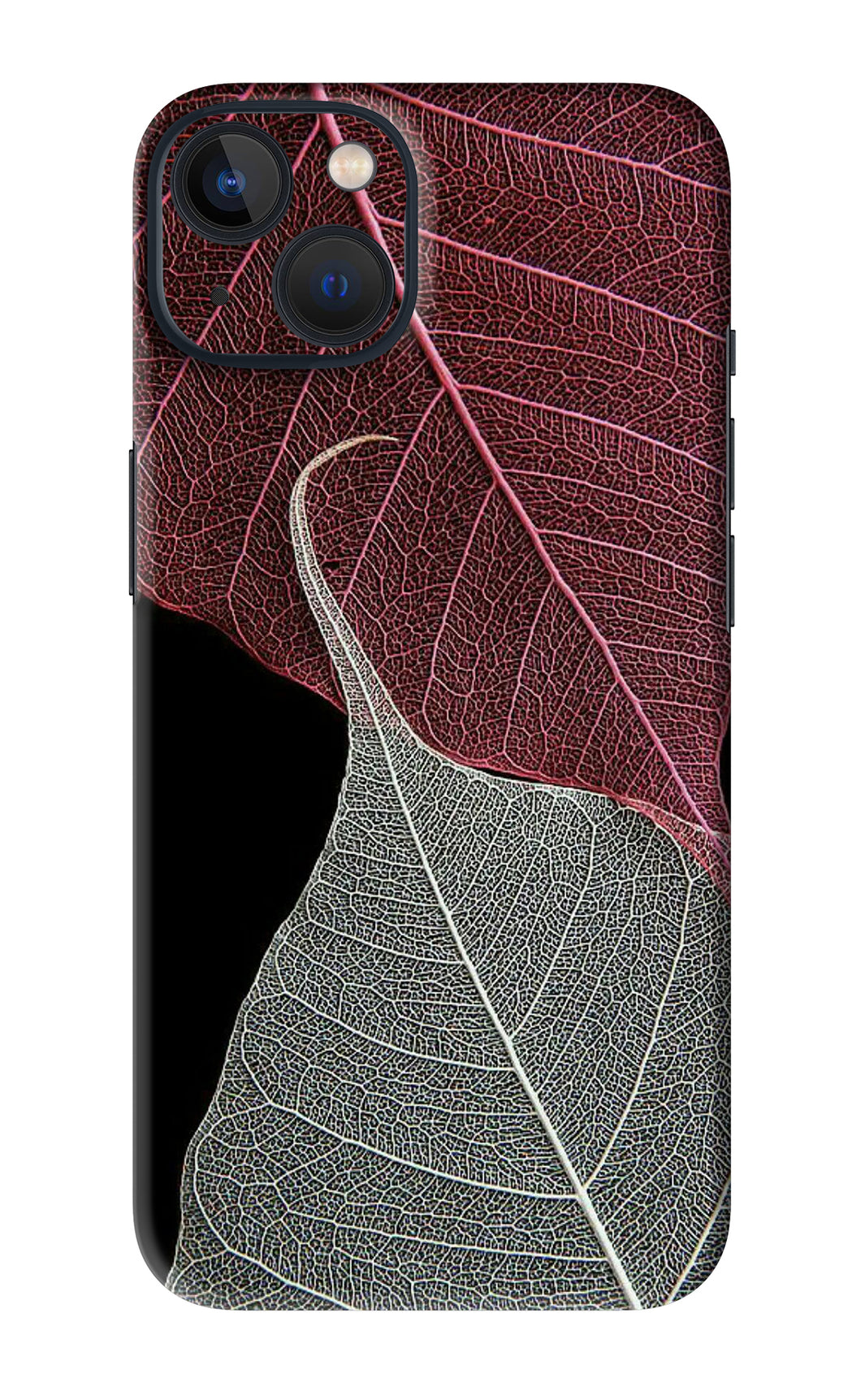 Leaf Pattern iPhone 13 Back Skin Wrap