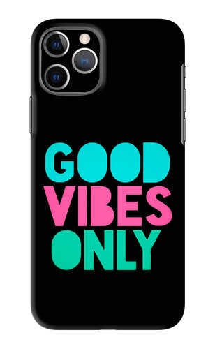 Quote Good Vibes Only iPhone 11 Pro Back Skin Wrap