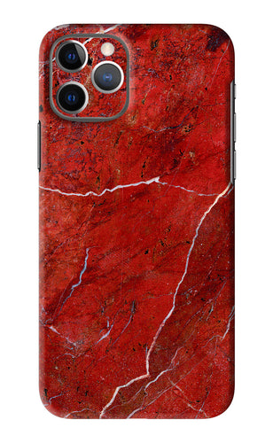 Red Marble Design iPhone 11 Pro Back Skin Wrap