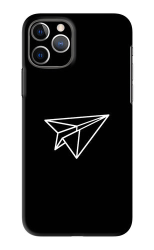 Paper Plane White iPhone 11 Pro Back Skin Wrap