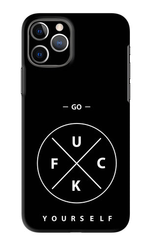 Go Fuck Yourself iPhone 11 Pro Back Skin Wrap