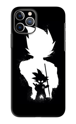 Goku Shadow iPhone 11 Pro Back Skin Wrap