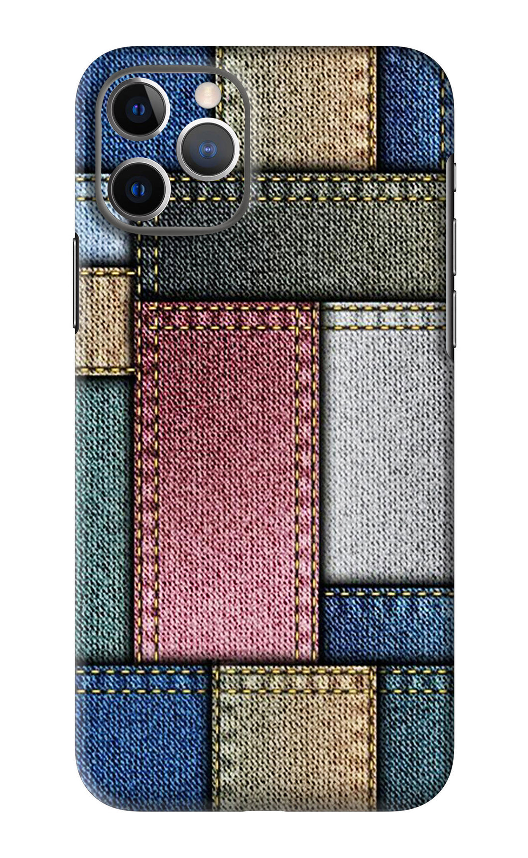 Multicolor Jeans iPhone 11 Pro Back Skin Wrap
