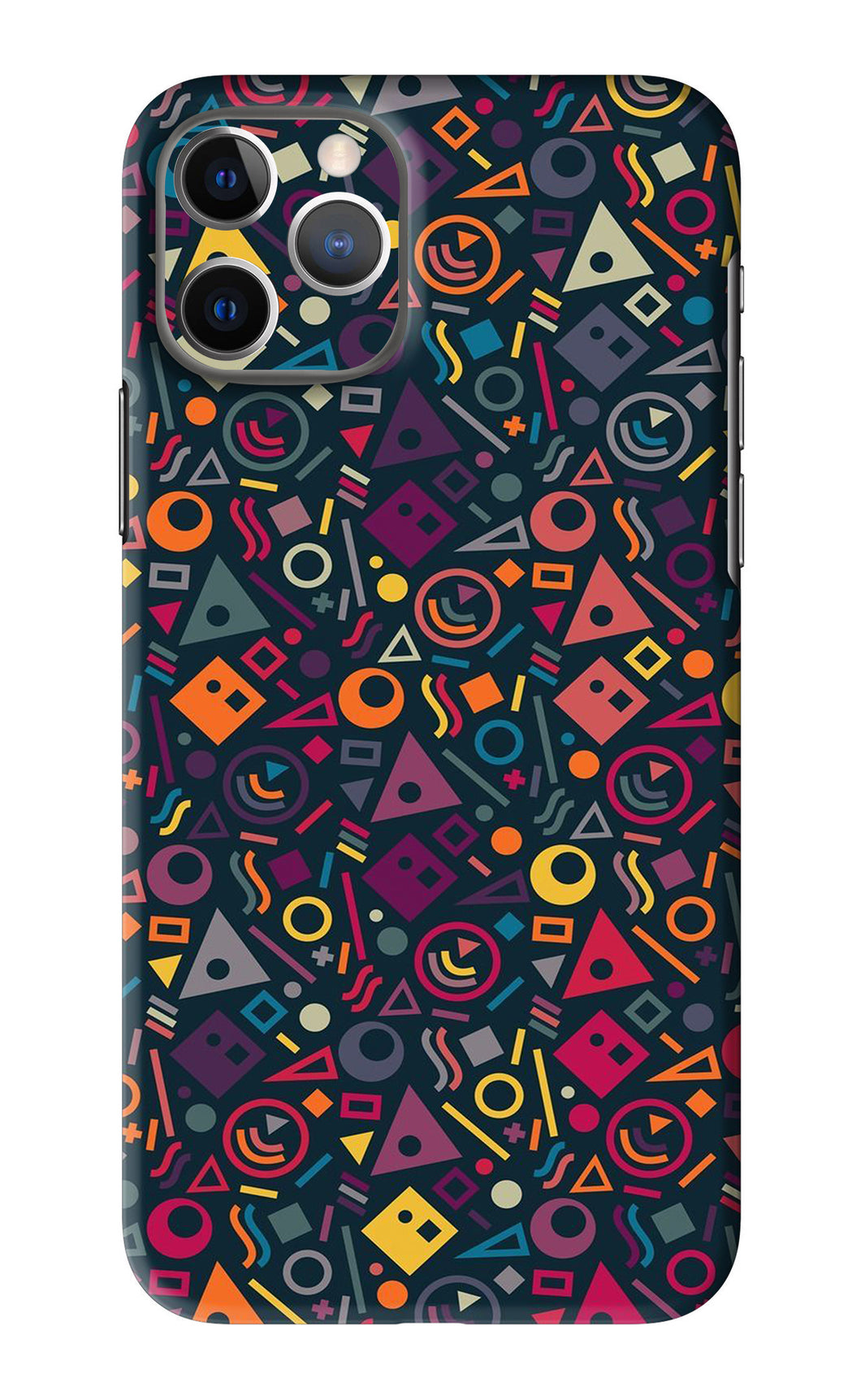 Geometric Abstract iPhone 11 Pro Back Skin Wrap