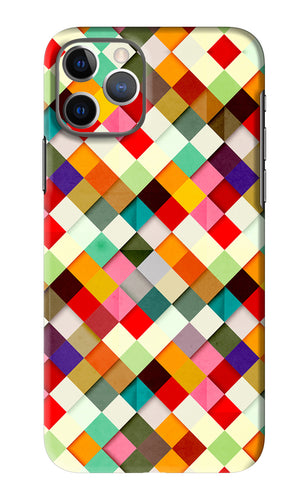 Geometric Abstract Colorful iPhone 11 Pro Back Skin Wrap