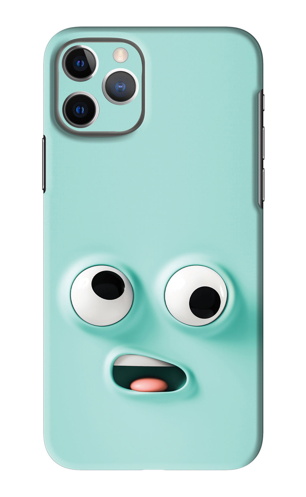 Silly Face Cartoon iPhone 11 Pro Back Skin Wrap