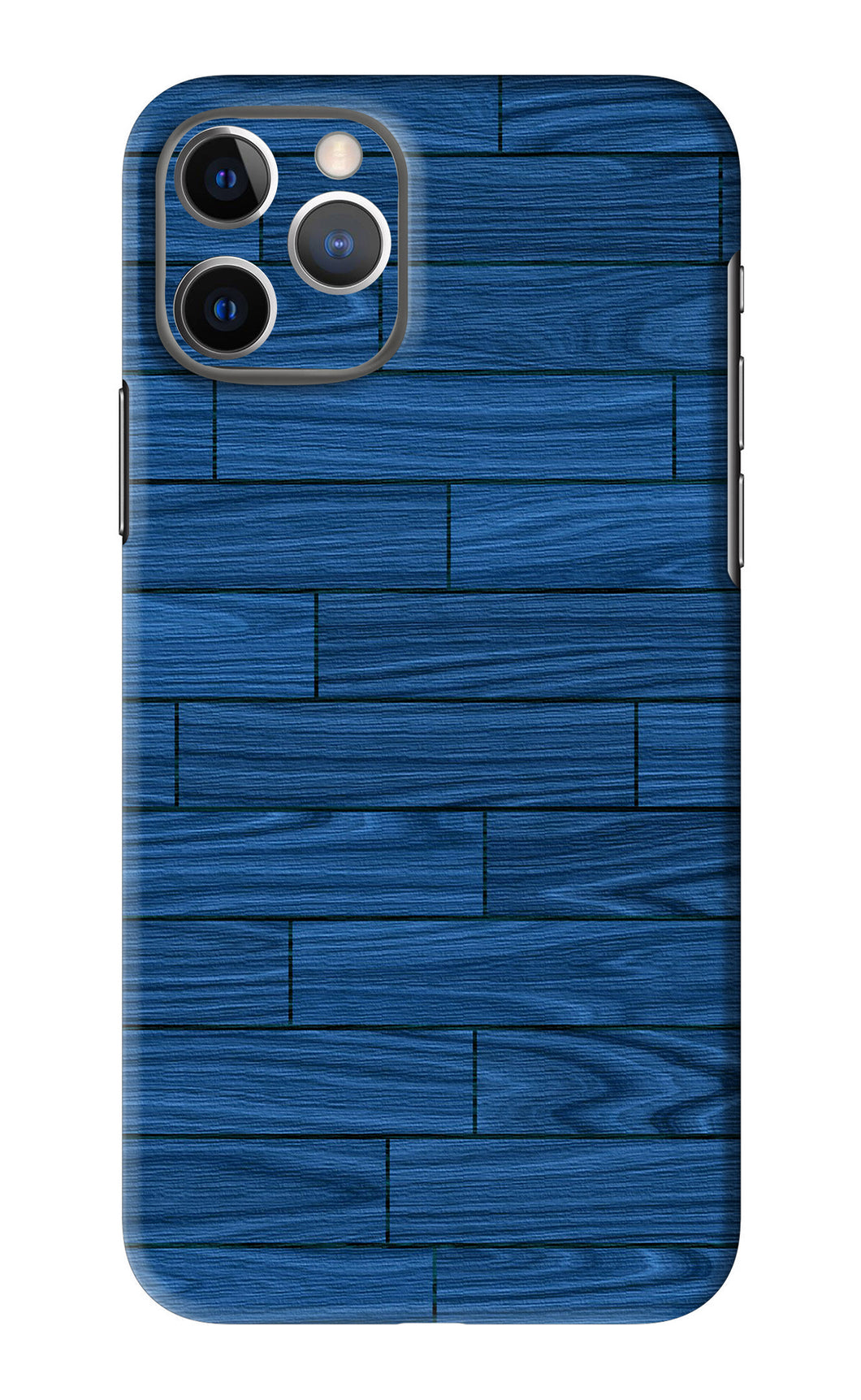 Blue Wooden Texture iPhone 11 Pro Max Back Skin Wrap