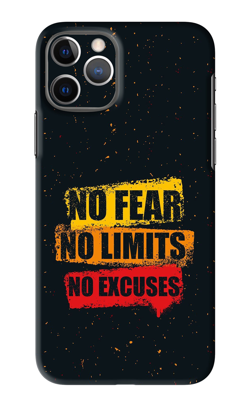 No Fear No Limits No Excuses iPhone 11 Pro Max Back Skin Wrap