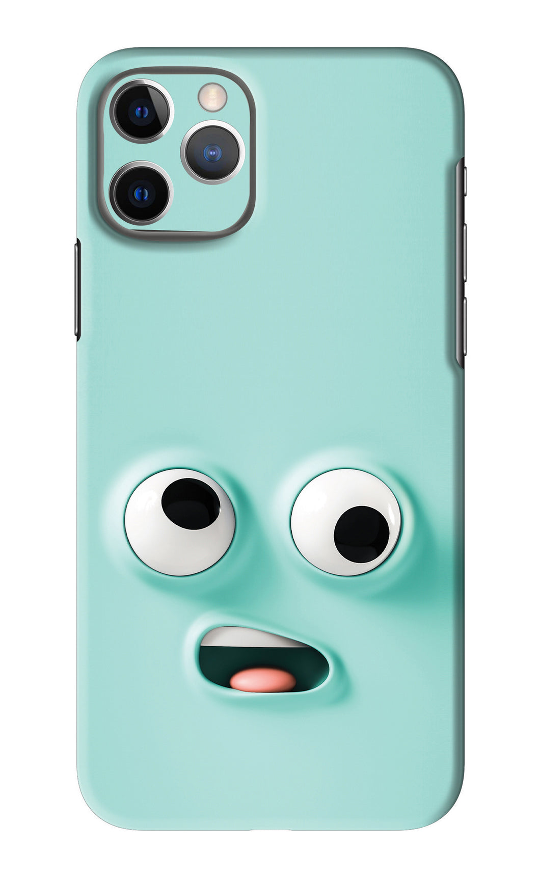 Silly Face Cartoon iPhone 11 Pro Max Back Skin Wrap