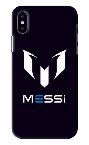Messi Logo iPhone XS Back Skin Wrap