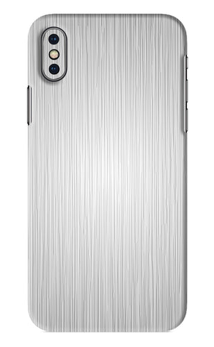 Wooden Grey Texture iPhone XS Back Skin Wrap