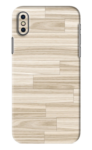 Wooden Art Texture iPhone XS Back Skin Wrap