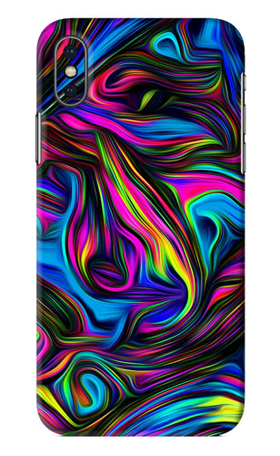 Abstract Art iPhone XS Back Skin Wrap