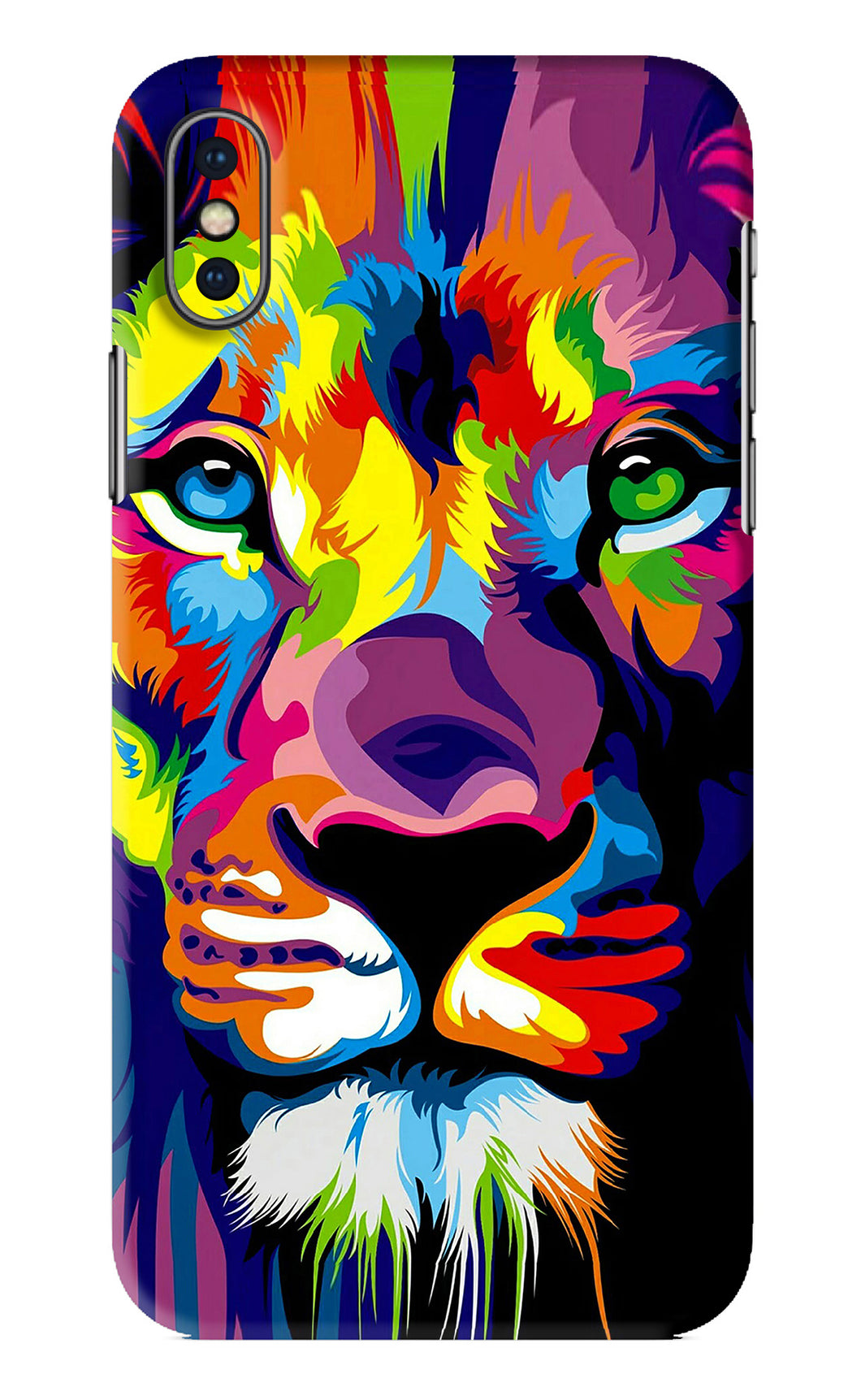 Lion iPhone XS Back Skin Wrap