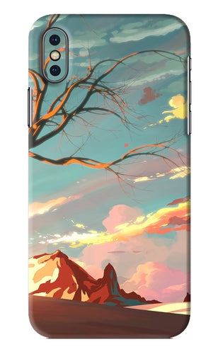 Scenery iPhone XS Back Skin Wrap