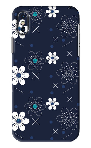 Flowers 4 iPhone XS Back Skin Wrap