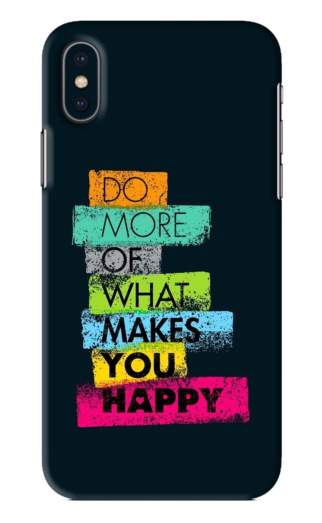 Do More Of What Makes You Happy iPhone XS Back Skin Wrap