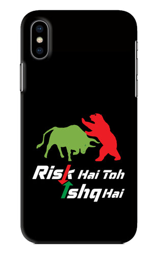 Risk Hai Toh Ishq Hai iPhone XS Back Skin Wrap